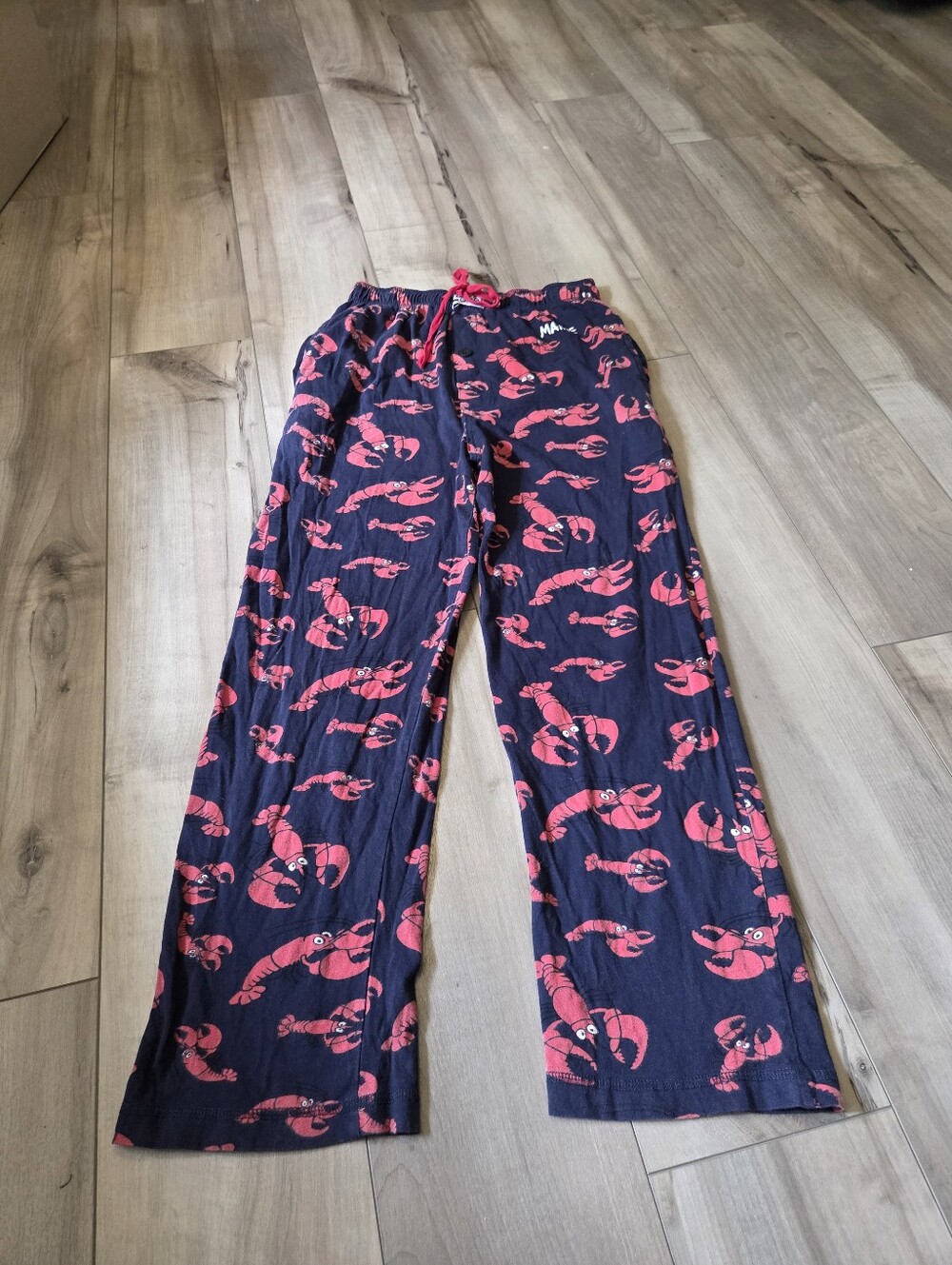 Lazy One Navy and Red Lobster Pajama Bottoms